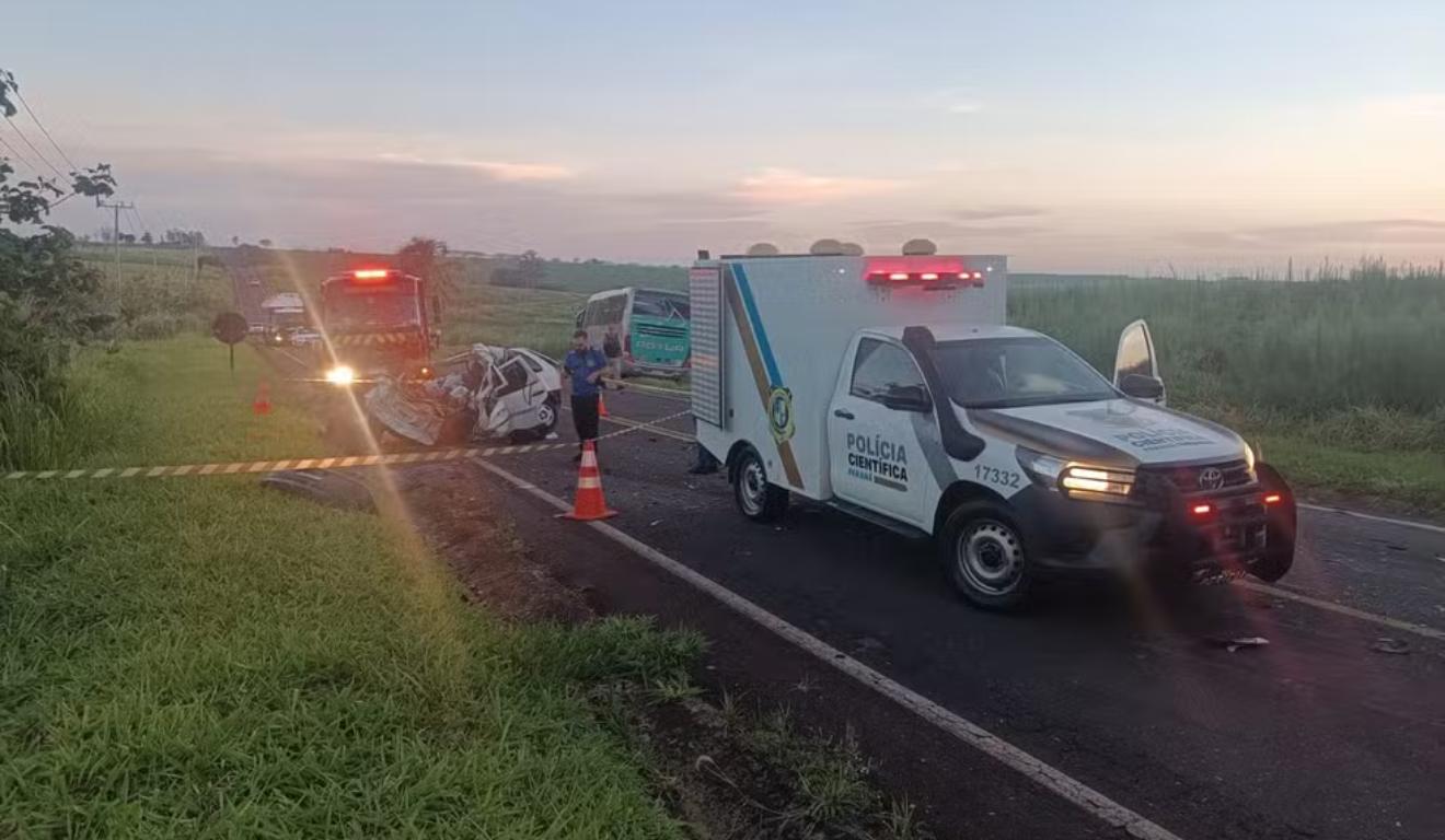 Identificadas as vítimas de acidente em Francisco Alves; elas voltavam de festa de rodeio